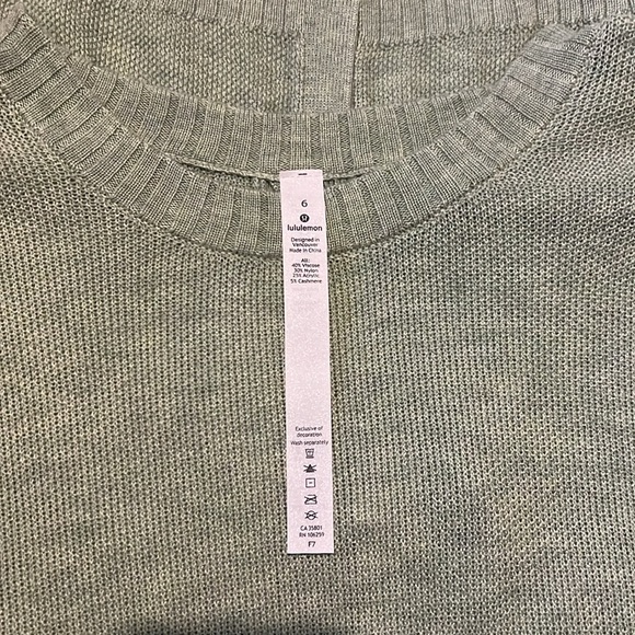 BNWT Lululemon Sincerely Yours Sweater - Picture 4 of 5